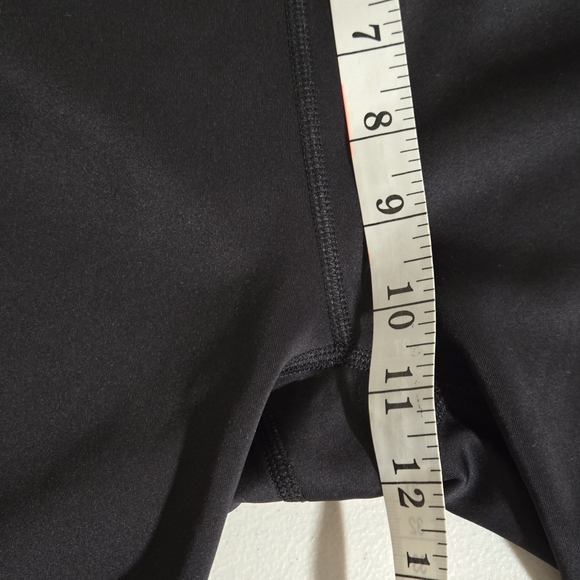 Adidas Aeroready Black 3 Strip Athleisure Workout Biker Short Size L - Picture 10 of 11